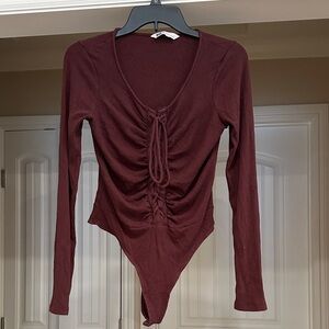 Maroon Body Suit